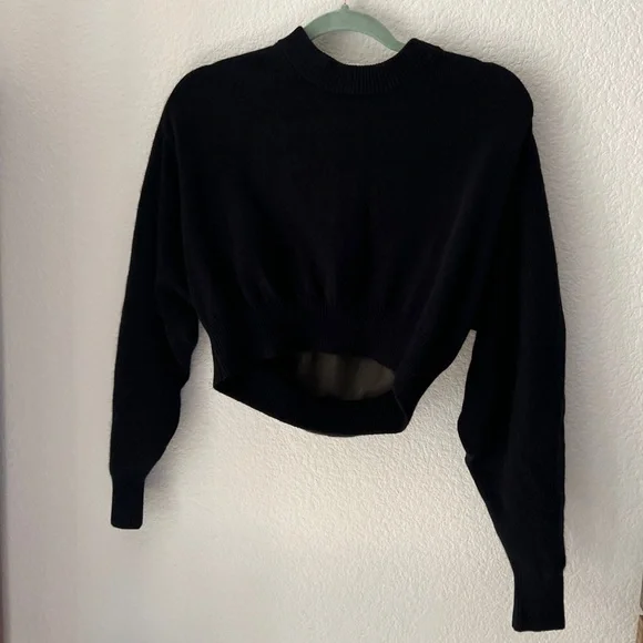 EUC Alexander Wang Over The Shoulder Drape Pullover Sweater $550 S